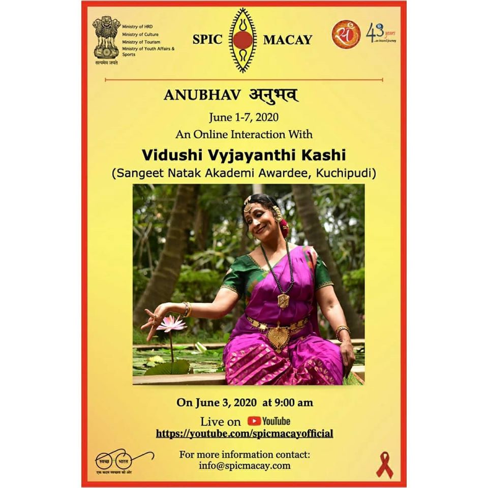 Vyjayanthi Kashi speaks as part of Spic Macay’s Anubhav Kuchipudi Series